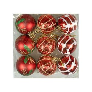 Opakowanie Bombki ze zdobieniem 9szt