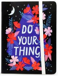 Bonbi Forest Notatnik A6 linia z gumką Rób swoje. Wydawca: Half Moon Bay. Multiszop.pl Opakowanie Bonbi Forest Notatnik A6 linia z gumką Rób swoje