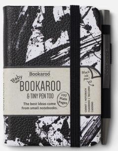 Opakowanie Bookaroo Notatnik A7 z długopisem - czarno-biały