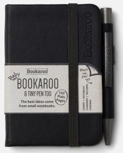 Opakowanie Bookaroo Notatnik A7 z długopisem - czarny