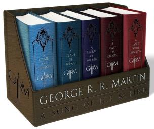 Okładka książki Box. George R. R. Martin's A Game of Thrones Leather-Cloth Boxed Set (Song of Ice andFire Series)