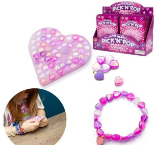 Bransoletki Pick N Pop - Serce. Wydawca: One for Fun. Multiszop.pl Opakowanie Bransoletki Pick N Pop - Serce
