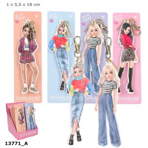 Opakowanie Breloczek modelka Top Model 1szt.mix 13771A