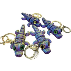 Opakowanie Brelok 3D krokodyl MIX