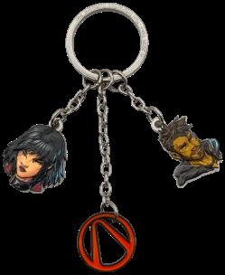 Brelok Borderlands 4 Vex & Rafa. Wydawca: GOOD LOOT. Multiszop.pl Opakowanie Brelok Borderlands 4 Vex & Rafa