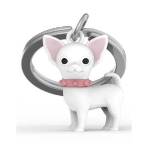 Opakowanie Brelok do kluczy 3D chihuahua biała
