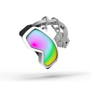 Opakowanie Brelok do kluczy 3D gogle narciarskie ze śnieżynką