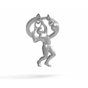 Opakowanie Brelok do kluczy 3D tenisista