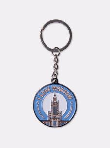 Opakowanie brelok I LOVE WARSAW / PAŁAC KULTURY I NAUKI