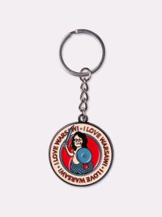 Opakowanie brelok I LOVE WARSAW / SYRENKA