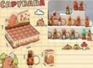 Opakowanie Brelok kapibara niespodzianka MIX