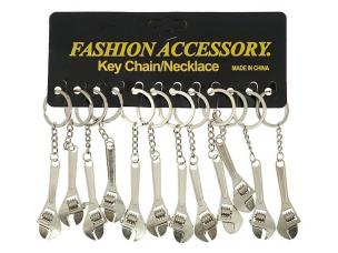 Opakowanie Brelok klucz francuski metalowy (12szt)