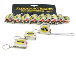 Opakowanie Brelok miarka 1m metalowa (12szt)