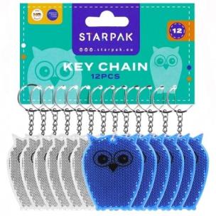 Opakowanie Brelok odblaskowy Sowa 7cm (12szt)