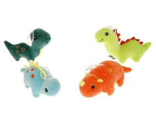 Opakowanie Brelok pluszowy dinozaur 15cm MIX