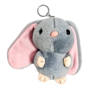 Opakowanie Brelok pluszowy szary królik