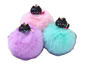 Opakowanie Brelok z pomponem Kot mix HAPPY COLOR