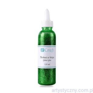 Brokat w kleju zielony 120ml. Wydawca: Dalprint. Multiszop.pl Opakowanie Brokat w kleju zielony 120ml