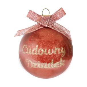 Opakowanie Brokatowa bombka dla Dziadka