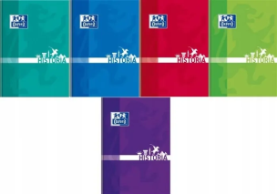 Brulion A5/80K kratka Historia (5szt) OXFORD. Wydawca: Oxford. Multiszop.pl Opakowanie Brulion A5/80K kratka Historia (5szt) OXFORD