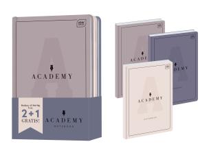 Opakowanie Brulion A5/96K kratka Academy 3szt