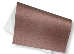 Opakowanie Brystol brokatowy 200g 40x60cm brązowy 5ark