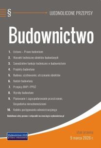Okładka książki Budownictwo - ujednolicone przepisy