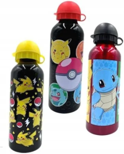 Opakowanie Butelka aluminiowa na wodę Pokemon 500ml MIX