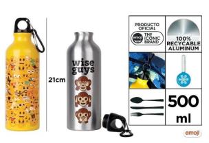Opakowanie Butelka metalowa Emoji 500ml