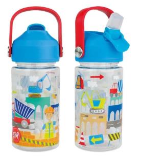 Butelka tritanowa 450ml Na budowie. Wydawca: Floss & Rock. Multiszop.pl Opakowanie Butelka tritanowa 450ml Na budowie