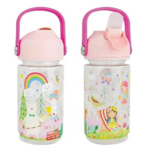 Butelka tritanowa 450ml Tęczowe Wróżki. Wydawca: Floss & Rock. Multiszop.pl Opakowanie Butelka tritanowa 450ml Tęczowe Wróżki