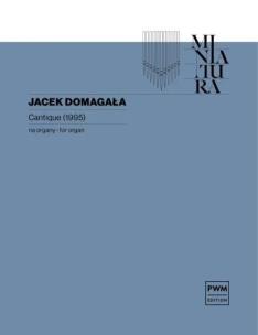 Okładka książki Cantique (1995) nuty na organy