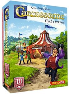 Carcassonne 3 Cyrk i Artyści Edycja 10. Wydawca: Bard Centrum Gier. Multiszop.pl Opakowanie Carcassonne 3 Cyrk i Artyści Edycja 10
