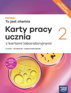 Chemia LO 2 Nowa To jest chemia KP ZP 2025. Autor:   Praca zbiorowa. Multiszop.pl Okładka książki Chemia LO 2 Nowa To jest chemia KP ZP 2025