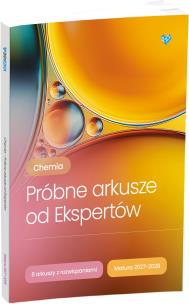 Okładka książki Chemia Próbne arkusze od Ekspertów Matura 2027–2028