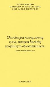 Okładka książki Choroba jako metafora. AIDS i jego metafory