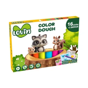 Opakowanie Ciastolina 16+2 kolorów 270g