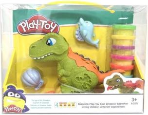 Ciastolina dinozaur. Wydawca: Merkpol. Multiszop.pl Opakowanie Ciastolina dinozaur