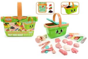 Opakowanie Ciastolina koszyczek zielony do zabawy z foremkami