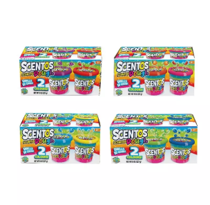 Ciastolina pachnąca 2szt mix. Wydawca: Scentos. Multiszop.pl Opakowanie Ciastolina pachnąca 2szt mix