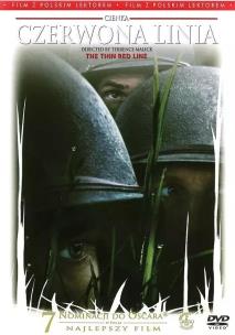 Cienka czerwona linia DVD. Autor: Terrence Malick. Multiszop.pl Okładka książki Cienka czerwona linia DVD