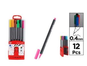 Opakowanie Cienkopis 0.4mm 12 kolorów