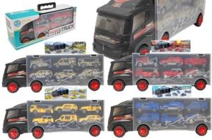 Opakowanie Ciężarówka 32cm z 6 autami MIX