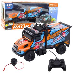 Cieżarówka R/C z dźwiękiem pomarańczowo-niebieski. Wydawca: Leantoys. Multiszop.pl Opakowanie Cieżarówka R/C z dźwiękiem pomarańczowo-niebieski