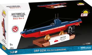 Opakowanie COBI klocki Polish Submarine ORP Dzik COBI-4864
