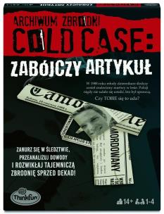 Opakowanie Cold case Archiwum Zbrodni: Zabójczy artykuł