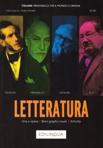 Collana Italiani Personaggi che il mondo ci invidia Letteratura. Autor: Caraccia Clelia, Mantelli Andrea. Multiszop.pl Okładka książki Collana Italiani Personaggi che il mondo ci invidia Letteratura