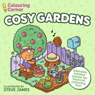 Okładka książki Colouring Corner: Cosy Gardens