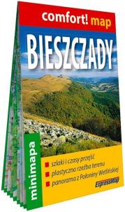 Okładka książki Comfort! map Bieszczady minimapa