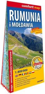 Okładka książki Comfort! map Rumunia i Mołdawia 1:800 00
